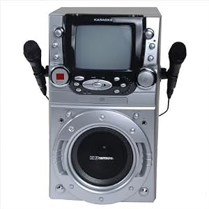 Karaoke CDG System with 7 B W Monitor with Key Changer by 