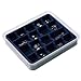 Neatnix STAX Jewelry Organizer Tray, 18 Compartments, Midnight Blue