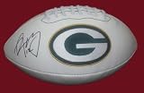 Aaron Rodgers Green Bay Packers Signed Autographed Football