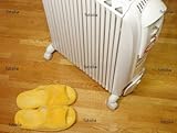IMAGE OF 'Oil Heater And Plush Slippers' Wall Decal - 36