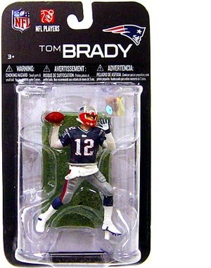 McFarlane Toys NFL 3 Inch Sports Picks Series 7 Mini Action Figure Tom Brady (New England Patriots)