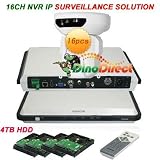 16 Channel NVR Security System NVR2820-16-CAM6 (16 Channel NVR with 16 CCD IP Cameras and Seagate 1T