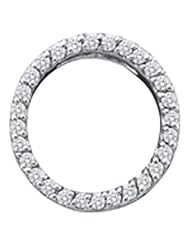 0.25CT DIAMOND CIRCLE PENDANT