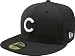 MLB Chicago Cubs Black With White 59FIFTY Fitted Cap