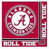 Creative Converting Alabama Crimson Tide Beverage Napkins (20 Count)