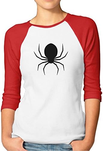 Funny Spider Boy 3/4 Sleeve Cotton Womens Shirt