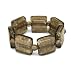 Glass Beads Gray Bracelet "Square One" -Fair Trade Gifts
