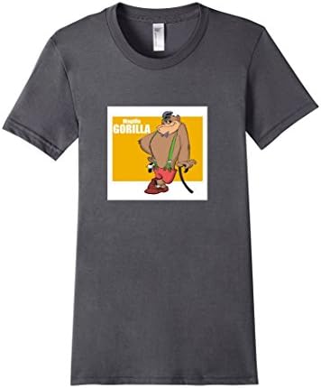 Women's Magilla Gorilla Cartoon Tee Shirt Slim Fit XL Asphalt