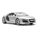 Review Maisto 36143 silver / 1:18 Scale Audi R8 2007 Silver Diecast Model Car