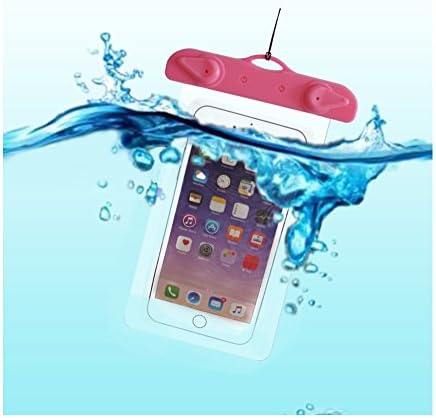 Linuo Waterproof Phone Case Pouch for Apple Iphone 7 6 6s 5s Se Cards Passport Cash (Pink)