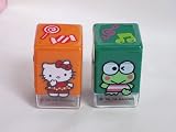 Hello Kitty (Design Cover: Orange Candy) & Kerropi: 2 Way Self-inking Stamps Set