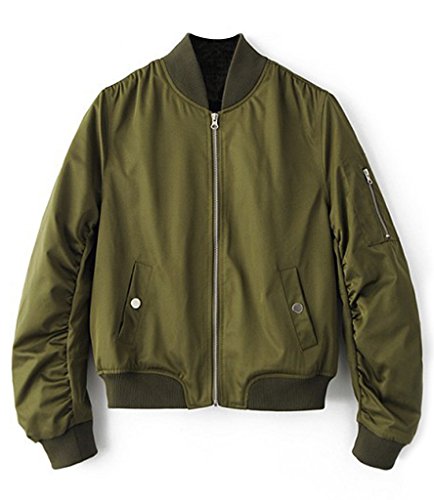 （アッシュランゲル）ASHERANGEL春の羽織り 秋冬のコート　注目ミリタリー系 MA-1レディースブルゾン　ミリタリー ジャケット　3color