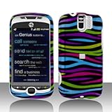 Premium - HTC G3/My Touch 3g SLIDE Rainbow Zebra Cover - Faceplate - Case - ....