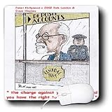 Londons Times Funny Society Cartoons - Bank Freud - Mouse Pads