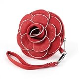 Red Flower Faux Leather Bag/Purse AJ23142