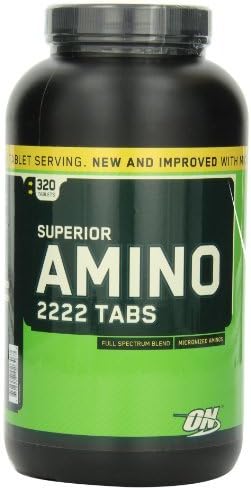 Optimum Nutrition Superior Amino 2222 Tablets, 320 Count x Multipack of 3