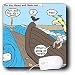 Londons Times Religion Heaven Hell Cartoons - Noah Meets Moses - Mouse Pads