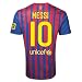 Nike #10 Messi Barcelona Home 2011-12 Soccer Jersey (US Size: L)
