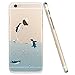 iPhone 6 Case, FEIKESI iphone 6 (4.7-inch) Plastic Protective Case Transparent Skin Scratch-Proof Penguins Pattern Case for iPhone 6 (4.7-inch)