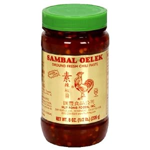 Huy Fong, Paste Chili Sambal Oelek, 8-Ounce (6 Pack)