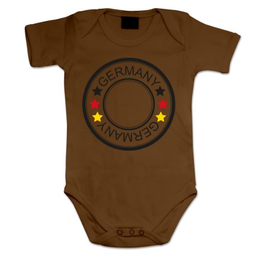 EM Logo Deutschland Trikot Fan Baby Strampler by Shirtcity