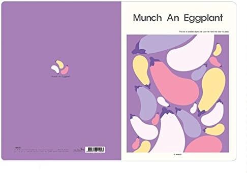 Munch Ruled Paperback Notebook 10" x 7.5" (Eggplant)