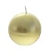 Mega Candles Unscented Gold Ball Candle | Hand Poured Premium Wax Candles 3