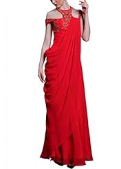 A-line Chiffon/Satin Halter Cocktail Open-Back Beaded Homecoming Dress/Pageant Dress/Prom Dress/Party Dress/Wedding Dress 