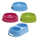 Plastic Dog Bowl - Double