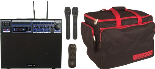Brand New VoBRAND NEW VOCOPRO DVD SOUNDMAN 80 WATT PROFESSIONAL ALL IN ONE PA SYSTEM KARAOKE MACHINE WITH 2 MICS DVDCDMP3 + CD-G PLAYER AND POWER AMPLIFIER