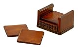 Mountain Woods Valencia Collection Antique Style 7 Piece Coaster Set
