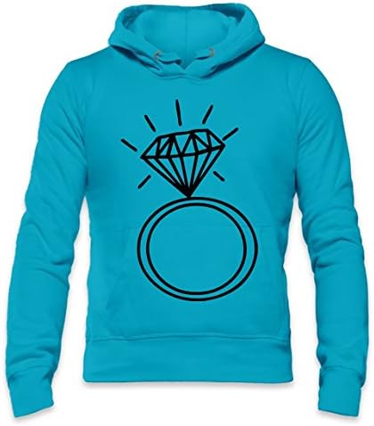 Dope Diamond Ring Mens Hoodie Medium