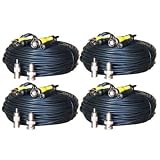 VideoSecu 2x100' 2x50' Power Video BNC CCD Camera Siamese Cable CBV152 1JO