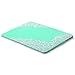 Kuzy Compatible with MacBook Air 13 inch Case A1466 A1369 Soft Touch Cover for Older Version 2017, 2016, 2015 Hard Shell, Lace Mint