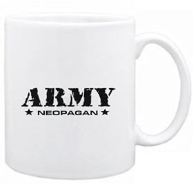 ARMY Neopagan Religion Tasse (Blanc, C�ramique, 325 ml)