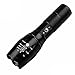 Tactical Flashlight LED Torch High Power and Ultra Bright Handheld with CREE XML-T6 1000LM with 5 Mode and Adjustable Focus, Power by 1x18650/3xAAA Batteries(Not included)by U`King