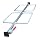 Vestil CH-3 Galvanized Hoops for CL Series Cargo Bar, 24" Width, 29" Height