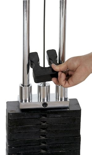2.5 Lb Weight stack adapter plate, rubber coated
