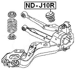 Febest - Nissan Rear Bumper Spring - Oem: 55240-Jd000