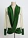 MIHOLL Women's Lightweight Criss Cross Cardigans Top Blouse (Large, Green)