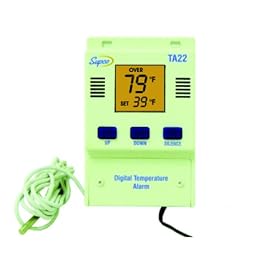 Supco TA22 Single Set Point Temperature Alarm with Digital Display, -40 to 160 Degrees F, 120 VAC