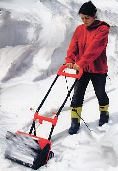 除雪機　スノーパワー Snow Power　ハイパワー電動除雪機大雪でも大丈夫　雪かき　スノップとして　スコップ除雪作業もラクラク