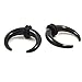 Pincher Tapers Black Titanium Anodized Over Surgical Steel (1 Pair) (B/4/7)
