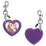 AUTHENTIC COACH SIGNATURE HEART PICTURE FRAME KEYFOB CHARM 94044