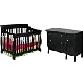 Delta Children's Products Crib and Dresser Collection in Ebony