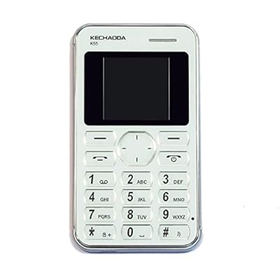 Kechaoda K55 1.44 inch QQVGA Display Slim Card Size GSM Single SIM Keypad Mobile (Silver)