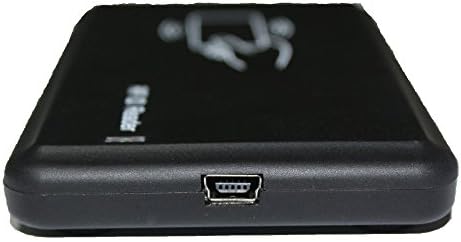 Chafon 125khz USB Desktop Contactless Smart EM Card Rfid Reader/Writer(T5557/ Em4305 /4100/4200) Cards for Access Control+5pcs Writable Em4305 Cards+5pcs Writable EM4305 Keyfob+1pcs Read-only Tk4100 Card(Black)