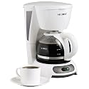 Mr. Coffee TF4GTF 4-Cup Switch Coffeemaker, White with Gold Tone Filter