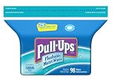 Pull-Ups Just For Kids Flushable Moist Wipes Refill, 98-Count Bags (Pack of 4)