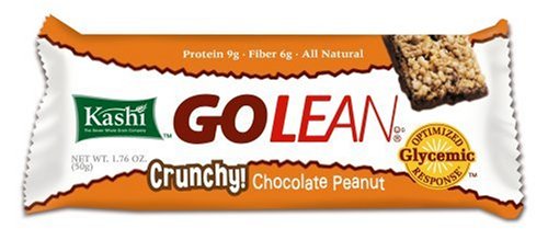 Kashi GOLEAN Bar Crunchy!, Chocolate Peanut , 1.76-Ounce Bars (Pack of 12)